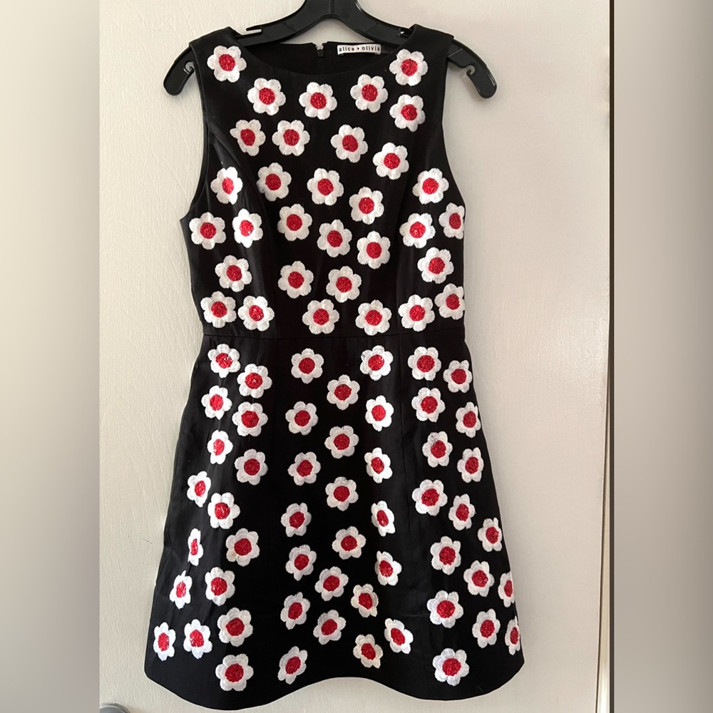 Floral Black Dress - Picture 1 of 5